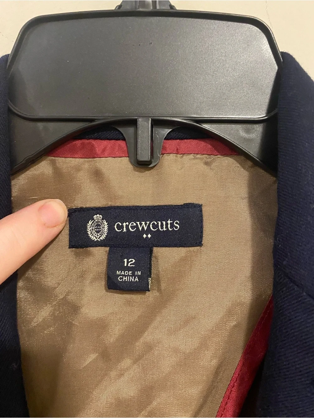 Crewcuts Navy Blazer with Brass Buttons